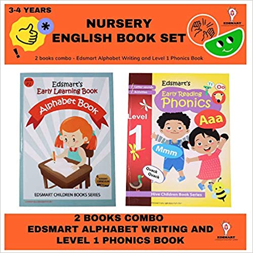 Nursery English Reading and writing , Phonics books for Nursery 3 years