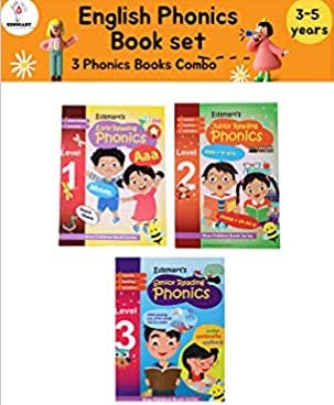 Complete English Reading ( Step by Step Phonics program) - 3 books combo