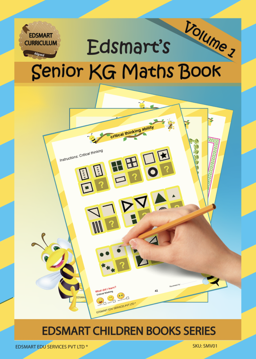 Senior KG Maths and Science Book combo - 3 books